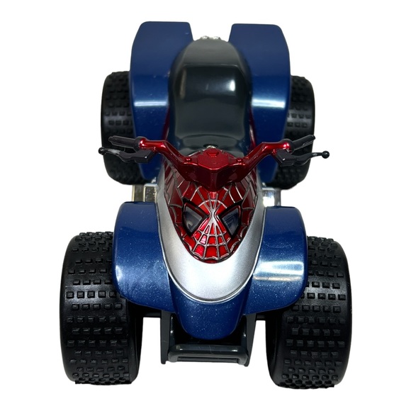 Marvel Spider Man The Movie Battery Operated Moving ATV Vehicle 6.5” x 3” - Picture 2 of 13